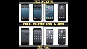 This feature was previously available by default through the themes manager app. New Update Ifull Ios 6 Theme Miui 9 Mtz Youtube