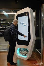 Did You Know That 40 Of Consumers Are More Likely To Buy Products In Stores And Commercial Spaces With Digital Sign Digital Kiosk Digital Signage Kiosk Design