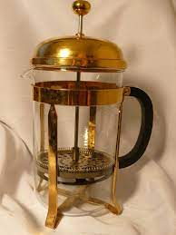 Vintage 1980 S Bodum Chambord 12 Cup French Press Coffee Maker 51 Oz Gold French Press Coffee Maker French Press Coffee Coffee Maker