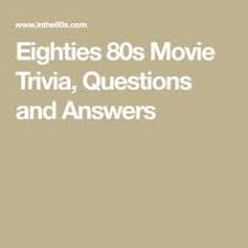 We've recieved letters from readers all over the us and we're here to answer every single questions you got for us! Eighties 80s Movie Trivia Questions And Answers Movie Facts Movie Trivia Questions Music Trivia Questions