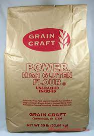 Grain Craft Power High Gluten Flour 50 Lbs Pizza Flour
