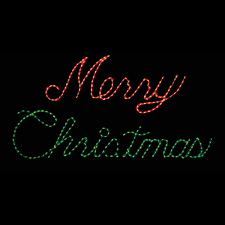 I also like to add something new to. 32 In Outdoor Led Red And Green Merry Christmas Sign Lighted Display 300 Bulbs Walmart Com Walmart Com