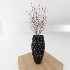 Whonline 2pcs artificial greenery stems artificial eucalyptus branches ficus twig for home office decor vase filler. 3d Vase Twig Decoration