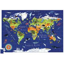 Maybe you would like to learn more about one of these? Crocodile Creek World Map 200 Piece Jigsaw Puzzle And Matching Poster Walmart Com Walmart Com
