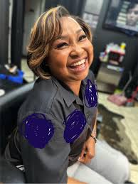 I always told her she'd look good with a bob. Every time she came I would  ask, “we doing a bob today” and she'd say no not today my face too big …