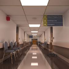 Hospital Hallway 3d Model Hospital 3d Model Cool Backgrounds