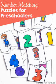 Rd.com knowledge brain games we've used the names of snow white's diminutive friends as clues i. Number Matching Puzzles For Preschoolers Simple Fun For Kids