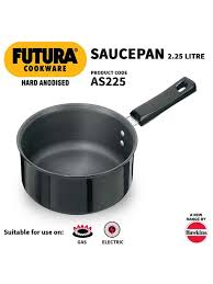 10 best saucepan sets reviews: Hawkins Futura Black Aluminium Saucepan Set Of 1 From Hawkins At Best Prices On Tata Cliq