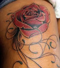 These are the top rose tattoo designs, artists, body placements, etc to make you realllllly want a rose tattoo! Rose Thigh Tattoos