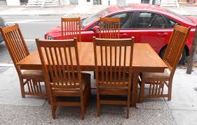 Everyone will be impressed how amazing and comfortable this side chair is. Mission Style Dining Room Set Homifind
