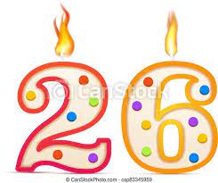 We did not find results for: Twenty Six Years Anniversary 26 Number Shaped Birthday Candle With Fire On White Twenty Six Years Anniversary 26 Number Canstock