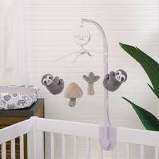 Never hang this mobile low enough for the baby to grasp, and be cautious of smaller pieces that can be choking items. Little Love By Nojo Sloth Let S Hang Out Musical Mobile Wayfair