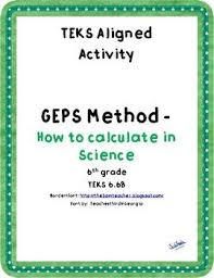 Density Calculate With Geps Teks 6 6b Interactive Journals Calculating Density Math Help