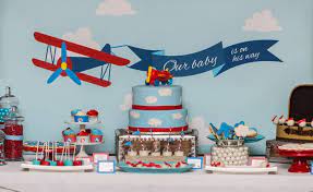 Vintage airplane baby shower its darling stationery, vintage decor and sweet treats are sure to have you jumping leaps and bounds by the time you are finished with it! Cutest Airplane Baby Shower Airplane Baby Shower Vintage Airplane Baby Shower Baby Shower Planes