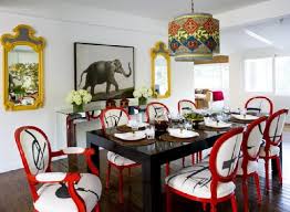 Legs set at the edge of the table help maximize the dining surface. Black Parsons Dining Table Eclectic Dining Room M Design Interiors