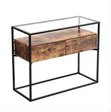 If you love to entertain and love a chic, contemporary finish, these styles may be just what you need to add the right kind of with a baroque crystal base and glass top, you'll get a super luxurious look for your dining room. China Wholesaler Tall Hallway Console Table With Glass Top And Storage China Console Table With Glass Top Console Table