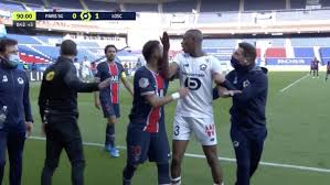 The lille man was seething after being fouled, an impediment he didn't take too nicely to as he and neymar went at loggerheads on the pitch. Goal On Twitter And Now Tiago Djalo Is Also Sent Off