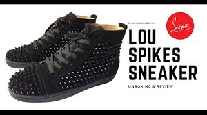 Mens Christian Louboutin Lou Spikes Flat Review On Foot