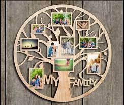Parents Gift Family Tree Picture Frame Mother S Day Gift Wood Family Tree Frame Picture Frame Photo Frame Tree Family Tree Picture Frames Family Tree Frame