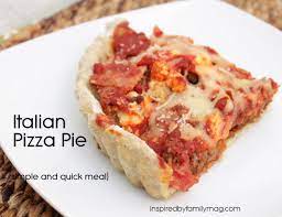 Simple Dinner Italian Pizza Pie Inspired By Family Easy Dinner Italian Pasta Recipes Making Homemade Pizza