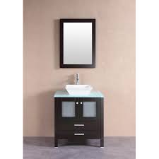 Check spelling or type a new query. 30 Inch Wide Belevedere Bath Modern Espresso Bathroom Vanity With Glass Top And Raised Glass Sink Solid Wood With Soft Close Doors And Drawer Tools Home Improvement Kitchen Bath Fixtures