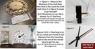 High Torque Clock Movements And Hands Bear Woods Supply Clock Movements Clock Inserts Clock