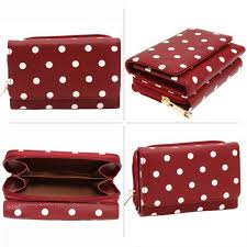 Red Polka Dot Design Purse Wallet Buy Online From Zardi Polka Dot Design Red Polka Dot Dots Design