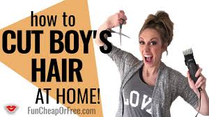 For little boy haircuts, always hold the hair up when cutting lengths on the top and determine the length using the fingertips. Pin On Kids