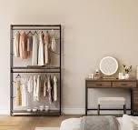 How to Create a Tidy Closet by Tribesigns Clothes Organizer ...