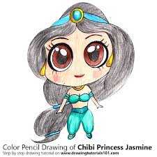 Follow along to learn how to draw disney princess jasmine cute step by step. Princess Jasmine Drawing Easy