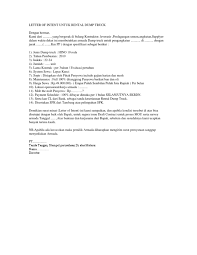 Dlm bisnis, manjemen, dan hukum, loi (letter of intent, letter of interest) adalah suatu surat resmi bisnis, yg secara hukum tak mengikat para pihak tsb didalamnya, dibuat oleh seorg pemilik bisnis, pengusaha, atau perusahaan, utk. Letter Of Intent Untuk Rental Dump Truck