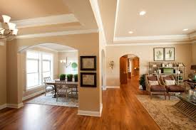Open Foyer Living Room And Dining Room Separated By Columns And Arched Openings Dining Room Style Contemporary Dining Room Design Open Concept Dining Room
