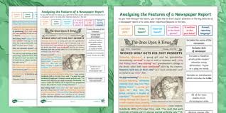 Writing a newspaper report ks2 (planning and resources) this lesson pack is designed to help ks2 pupils learn more about how to write a newspaper report children will learn that the purpose of a newspaper is to inform readers of what is happening in the world around them and draw on their own. Features Of A Newspaper Article Ks2