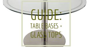 Finally put it all back together and add a cute umbrella for the perfect glass patio table makeover! Using Our Bases With Glass Table Tops Https Tablebases Com Blog