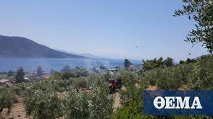 Σύμφωνα με την πυροσβεστική, στην περιοχή της φωτιάς δεν υπάρχει κάποιος οικισμός. Fwtia Sto Porto Germeno Ypo Elegxo To Metwpo