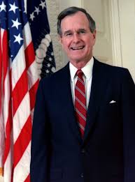 Bush sr served as the 41st us president between 1989 and 1993, his term defined by the end of the cold war. George H W Bush Wikiquote