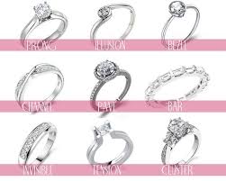 Modern Wedding Rings Happy Newlyweds Engagement Rings