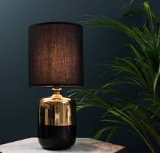Black And Gold Table Lamp Shade Black To Gold Table Lamp Gold Lamp Shades Table Lamp Black Lamps