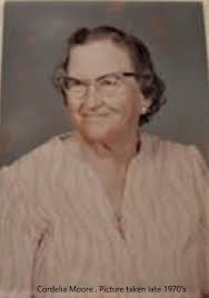 Cordelia Evie “Cordie” Cunningham Moore (1897-1996)