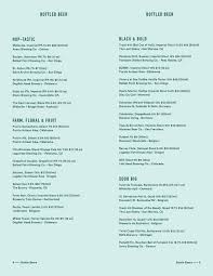 Baldoria Menu By Project M Plus Brewing Co Menu Ballast Point