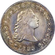 1795 Flowing Hair 1 Ms Early Dollars Ngc