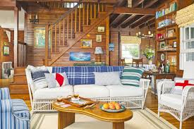The Colors Inside This Maine Home Will Instantly Brighten Your Mood Beach House Decor Beach House Decor Living Room Beach Cottage Decor