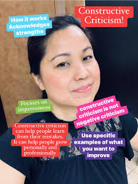 Receiving constructive criticism fosters personal growth