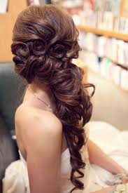 Long hairstyles for men look amazing and longer hair is something that should be treasured! Wedding Hair Prom Hair Half Up Half Down Side Swept Curly Hair Love It Wedding Hairstyles Wedding Hairstyles For Long Hair Gorgeous Hair