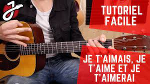 Partition francis cabrel avec accords pour débutant. Apprenez A Jouer Je T Aimais Je T Aime Et Je T Aimerai De Francis Cabrel Cours De Guitare Youtube