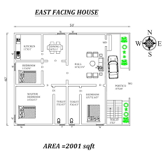 50 X40 Fully Furnished Wonderful 3bhk East Facing House Plan As Per Vastu Shastra Autocad Dwg File In 2020 How To Plan Small House Elevation Design 2bhk House Plan
