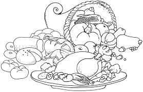 Mauvo Com Thanksgiving Coloring Pages Food Coloring Pages Turkey Coloring Pages