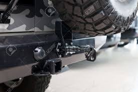I just bought a new 2007 tacoma without a factory installed hitch. Close Up On A New Black Tow Hitch Installed On A Offroad Car Stock Photo Picture And Royalty Free Image Image 141136763