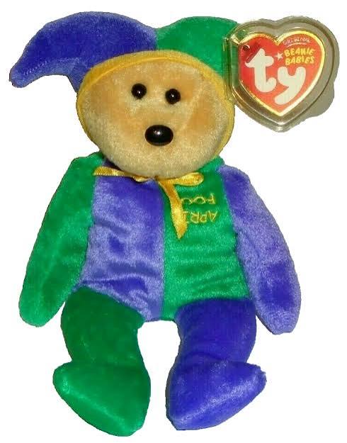 April Fool — Ty Beanie Baby bear