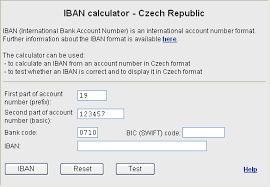 Aaaa xxxx xxyy yyyy yy where a represents the bank code, x the sort code. How To Enter An Account Number Into The Calculator Czech National Bank